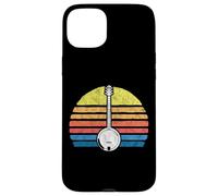 Retro Banjo Sun - Eighties Style Bluegrass Pickers Graphic Carcasa para iPhone 15 Plus