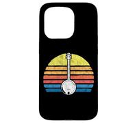 Retro Banjo Sun - Eighties Style Bluegrass Pickers Graphic Carcasa para iPhone 15 Pro