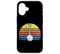 Retro Banjo Sun - Eighties Style Bluegrass Pickers Graphic Carcasa para iPhone 16
