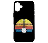 Retro Banjo Sun - Eighties Style Bluegrass Pickers Graphic Carcasa para iPhone 16 Plus