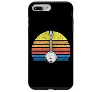 Retro Banjo Sun - Eighties Style Bluegrass Pickers Graphic Carcasa para iPhone 7 Plus/8 Plus