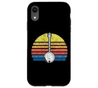 Retro Banjo Sun - Eighties Style Bluegrass Pickers Graphic Carcasa para iPhone XR