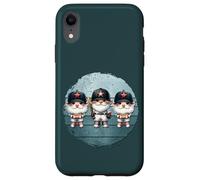 Retro Baseball Hot Dog Gnomes For Baseball Mom And Dad Carcasa para iPhone XR