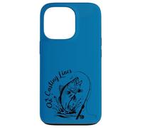 Retro Bass Pesca Terapia Humor Fuera Casting Líneas Pescadores Carcasa para iPhone 13 Pro