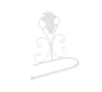 Retro Bathroom Accessories Solid Brass Antique Brass Finished Toilet Roller Paper Holder Lavatory Accessories (White)