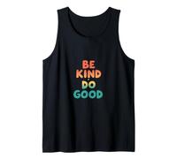 Retro Be Kind Do Good Positive Vibes Camiseta sin Mangas