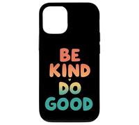 Retro Be Kind Do Good Positive Vibes Carcasa para iPhone 12/12 Pro