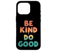 Retro Be Kind Do Good Positive Vibes Carcasa para iPhone 16 Pro