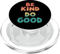 Retro Be Kind Do Good Positive Vibes PopSockets PopGrip para MagSafe