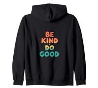 Retro Be Kind Do Good Positive Vibes Sudadera con Capucha