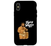 Retro Bear Ilustración Tighty Whities Briefs Arte Carcasa para iPhone X/XS