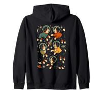 Retro Bernese Mountain Dog Astronauta Space Dogs Sudadera con Capucha