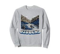 Retro Big Bend National Park Vintage Style Texas Kayak Sudadera