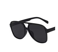 Retro Big Frame Street Shot Gafas de sol para hombres y mujeres Vacaciones al aire libre (Color: B, Tamaño: 1)