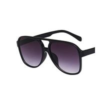 Retro Big Frame Street Shot Gafas de sol para hombres y mujeres Vacaciones al aire libre (Color: B, Tamaño: 1)