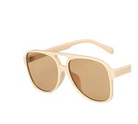 Retro Big Frame Street Shot Gafas de sol para hombres y mujeres Vacaciones al aire libre (Color: B, Tamaño: 1)