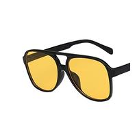 Retro Big Frame Street Shot Gafas de sol para hombres y mujeres Vacaciones al aire libre (Color: B, Tamaño: 1)