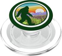 Retro Bigfoot Pacific Northwest Mountains Vintage Nature PopSockets PopGrip para MagSafe