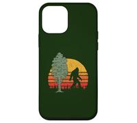 Retro Bigfoot Silhouette & Sequoia Believe! Carcasa para iPhone 12 Mini