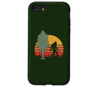 Retro Bigfoot Silhouette & Sequoia Believe! Carcasa para iPhone SE (2020) / 7/8