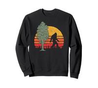 Retro Bigfoot Silhouette & Sequoia Believe! Sudadera