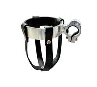 Retro Bike Water Bottle Holder - Stainless Steel Bicycle Cup Holder Rack | Vintage Cycling Drink Cage with Rustproof Metal Mount | Universal Road & Mountain Bike Accessories for Most Standard