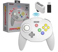 Retro-Bit Controlador inalámbrico Tribute64 de 2,4 GHz para N64SwitchPCMac y otros dispositivos USB, gris [...]
