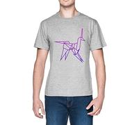 Retro Blade Runner Origami Unicornio Gris Hombre Camiseta Grey Men's T-Shirt tee