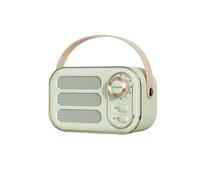 Retro Bluetooth-compatible 5.0 Speaker with Handle Typc C Rechargeable Vintage Wireless Speaker Home Music Player Accessories