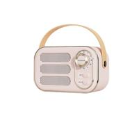 Retro Bluetooth-compatible 5.0 Speaker with Handle Typc C Rechargeable Vintage Wireless Speaker Home Music Player Accessories