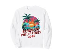 Retro Boracay FILIPINES 2026 Besties Viaje Natación Sudadera