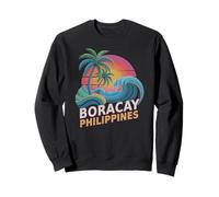 Retro Boracay FILIPINES Vacaciones Natación Viaje Besties Sudadera