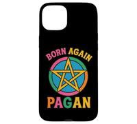 Retro Born Again Pagan Pentagrama Espiritualidad Basada en la Tierra Carcasa para iPhone 15 Plus