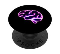 Retro Brain - Neurociencia, Profesor de Psicología, Dopamina PopSockets PopGrip Adhesivo
