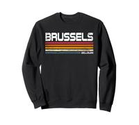 Retro Bruselas Bélgica Ropa Bélgica Capital Bruselas Vintage Sudadera
