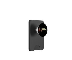 Retro Bus Driver Cardiograma Bus Spotter Latido del corazón PopSockets PopWallet para MagSafe