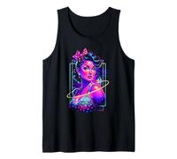 Retro Caliente Pinup Chica Pop Art 50s Punk Vaporwave Estética Camiseta sin Mangas
