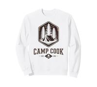 Retro Camp Cook Hoguera Chef Camping Director Vibes Personal Sudadera