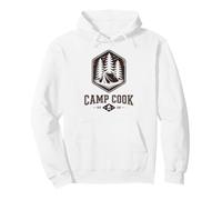 Retro Camp Cook Hoguera Chef Camping Director Vibes Personal Sudadera con Capucha