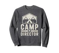 Retro Camp Director Boss Crew Anfitrión Consejero Equipo Sudadera