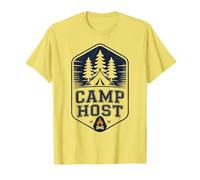 Retro Camp Host Abuela Viaje Director Vibes Personal Besties Camiseta