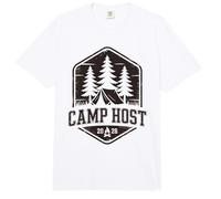 Retro Camp Host Primo Abuelo Camping Director Vibes Personal Comfort Colors Adult Heavyweight T-Shirt
