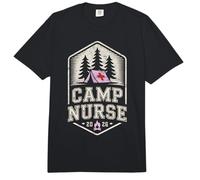Retro Camp Nurse Escuela de Enfermería Coordinador Caos Camping NP Comfort Colors Adult Heavyweight T-Shirt