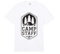 Retro Camp Staff Consejero Director de Camping Vibes Chaos Comfort Colors Adult Heavyweight T-Shirt