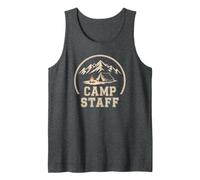 Retro Camp Staff Host Team Director Adventure Crew Recuerdo Camiseta sin Mangas