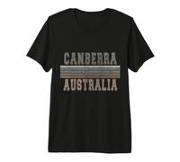 Retro, Canberra, Australia Camiseta Premium