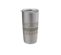 Retro Cape Breton Canadá Vaso térmico de acero inoxidable de doble pared