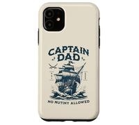 Retro Capitán Papá Barco Viejo, No Motín Permitido Humor Ambiente Carcasa para iPhone 11