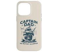 Retro Capitán Papá Barco Viejo, No Motín Permitido Humor Ambiente Carcasa para iPhone 14 Pro MAX