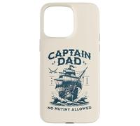 Retro Capitán Papá Barco Viejo, No Motín Permitido Humor Ambiente Carcasa para iPhone 15 Pro MAX